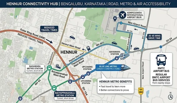Hennur and its Connectivity